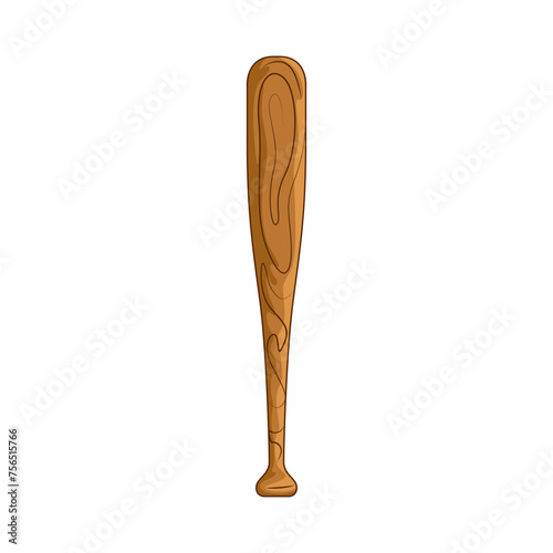 Illustration of baseball bat 