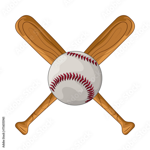 Illustration of baseball 