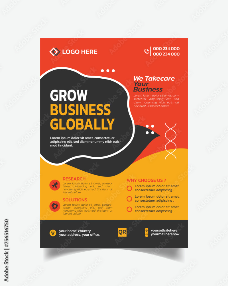 Modern Corporate Business Advertisement Flyer or Luxury Business Flyer and Wonderful Business Leaflet Template Modern Corporate Business Advertisement Flyer or Luxury Business Flyer and Wonderful Business Leaflet Template