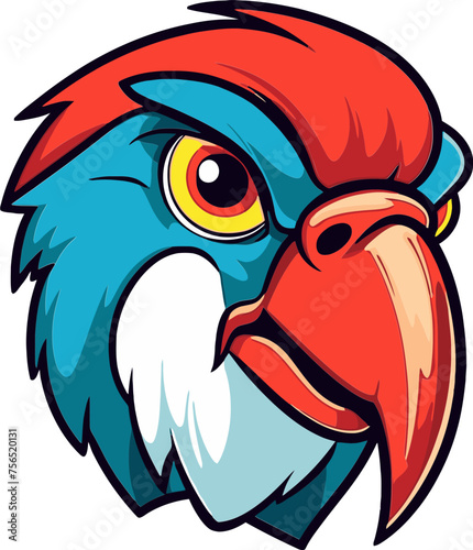 Bold Macaw Head Vector Art Exquisite Macaw Head Profile