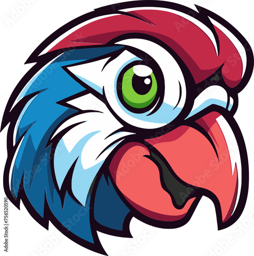 Colorful Macaw Head Design Intricate Macaw Head Drawing