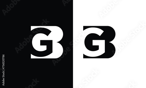 BG, GB, B, G, Abstract Letters Logo monogram