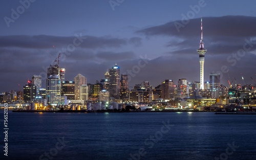 The view on Auckland city, New Zealand