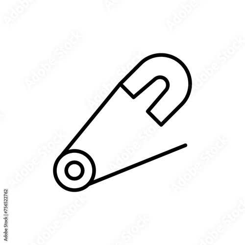 Needle outline icons, minimalist vector illustration ,simple transparent graphic element .Isolated on white background