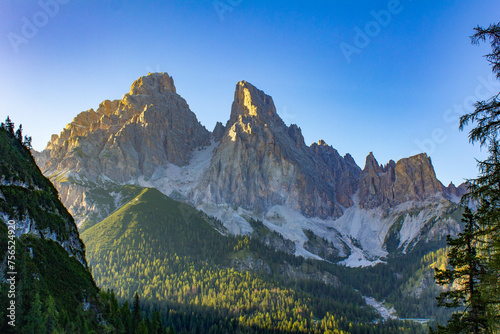 Monte Cristallo, Cortina d'Ampezzo, Lago di Sorapis, Dolomite Alps, Italy, Europe