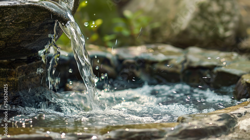 Quenching Thirst with Natural Spring Water