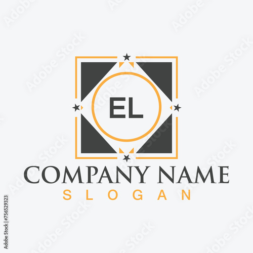 Creative EL letter logo design for your business brands