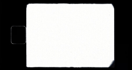 blank or empty super 8 film filmgrain dust and scratches. Opacity or screen mode usage for overlay..