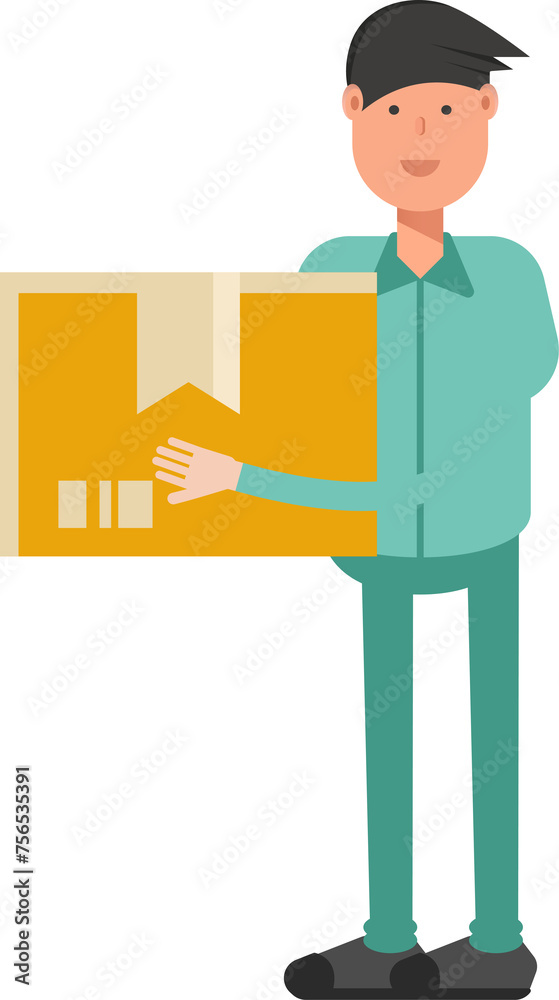 Male Character Holding Box
Male Character Holding Box