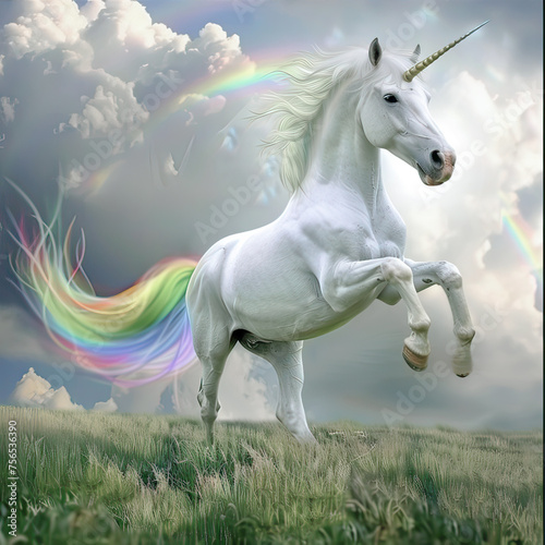 Unicorn in the field 