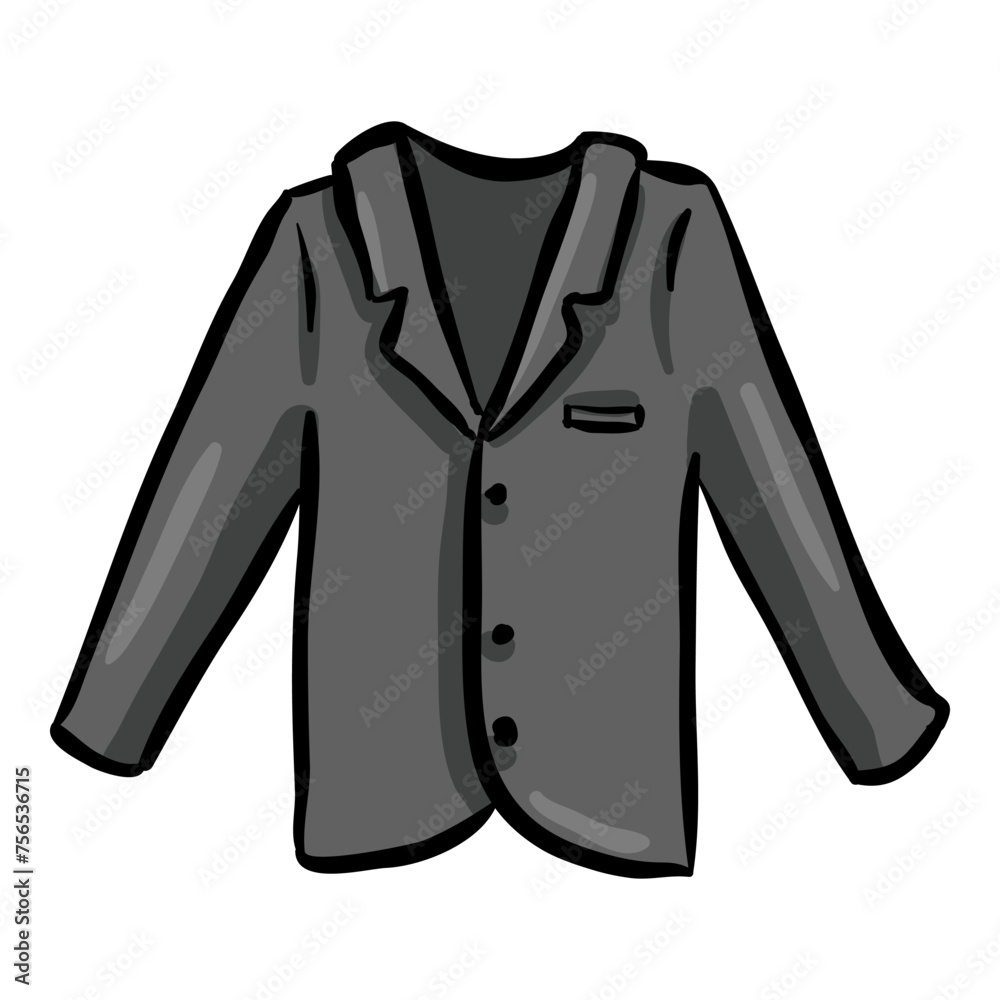 Suit Hand Drawn Doodle Icon Suit Hand Drawn Doodle Icon