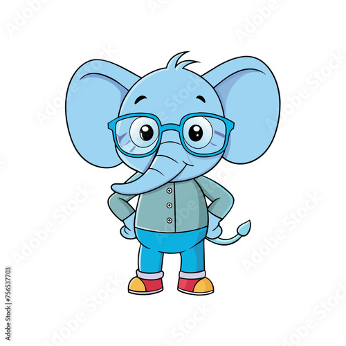 elephant cartoon character