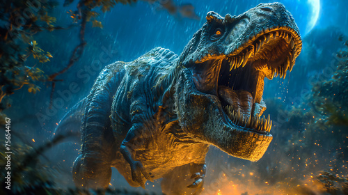 King of the Jurassic. Tyrannosaurus Rex © EwaStudio