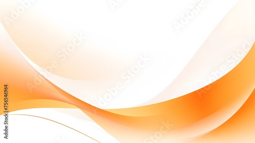 white background with orange and white abstract wave curves  orange curve background modern abstract design