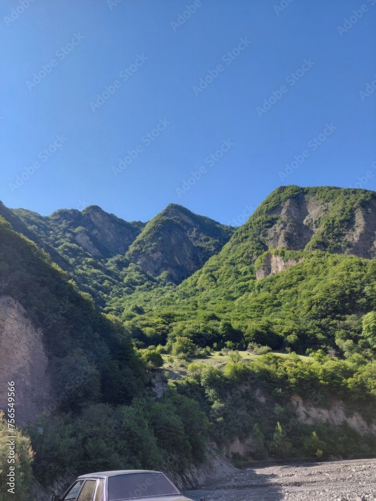 mountain road in the mountains