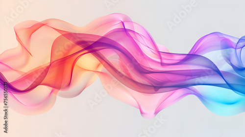 A mesmerizing abstract background captured with a shallow depth of field, Colorful Wave of Light 