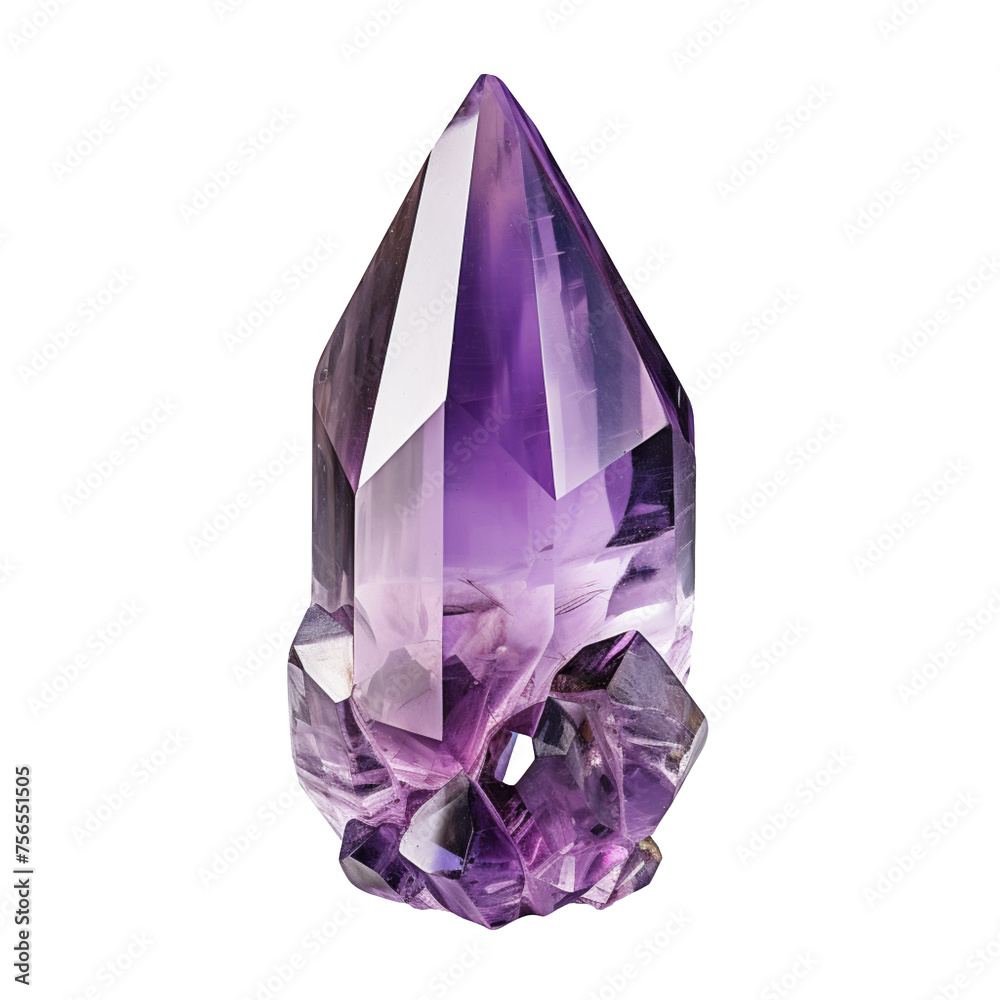 amethyst gem stone isolated on transparent background amethyst gem stone isolated on transparent background
