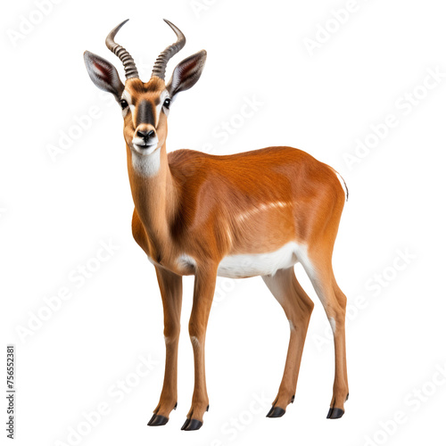antelope isolated on transparent background photo