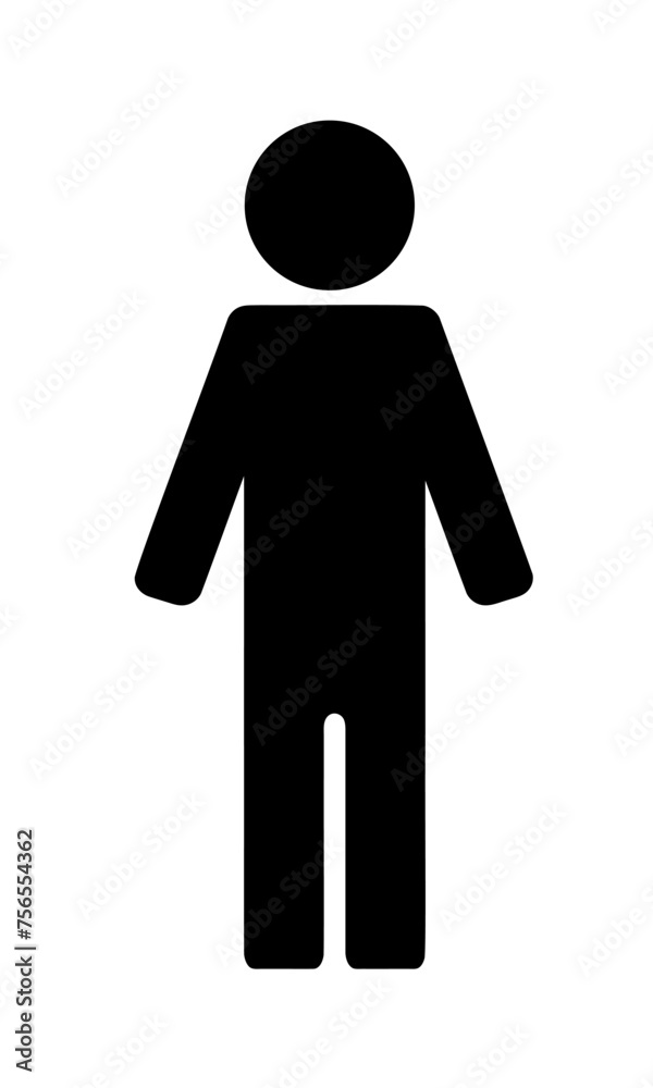 人物ピクトグラム 全身シルエット アイコン 人物ピクトグラム 全身シルエット アイコン