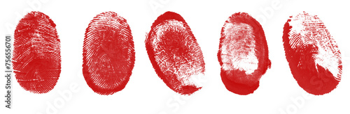 Realistic Horror Blood Fingerprint Texture #756556701