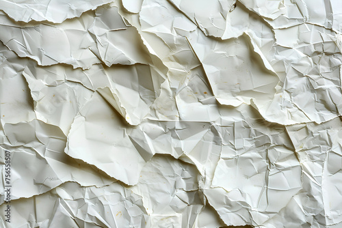 Texture di carta bianca strappata