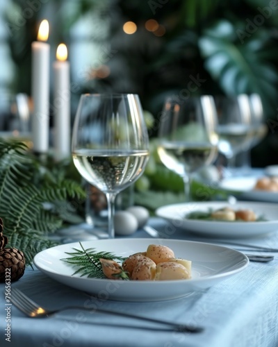 Festive Dining Elegance