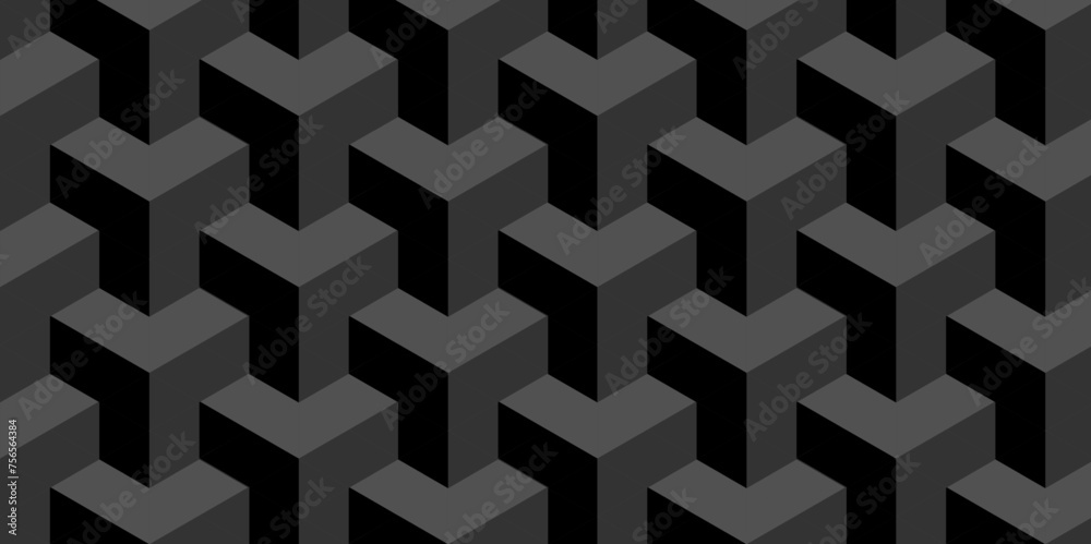Minimal modern cube tile and mosaic wall grid backdrop hexagon technology transparent wallpaper background. black and gray geometric block cube structure backdrop grid triangle texture vintage design. Minimal modern cube tile and mosaic wall grid backdrop hexagon technology transparent wallpaper background. black and gray geometric block cube structure backdrop grid triangle texture vintage design.