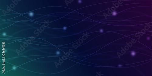 Dynamic futuristic curve space technology digital line fantasy purple backdrop motion art lines black energy 