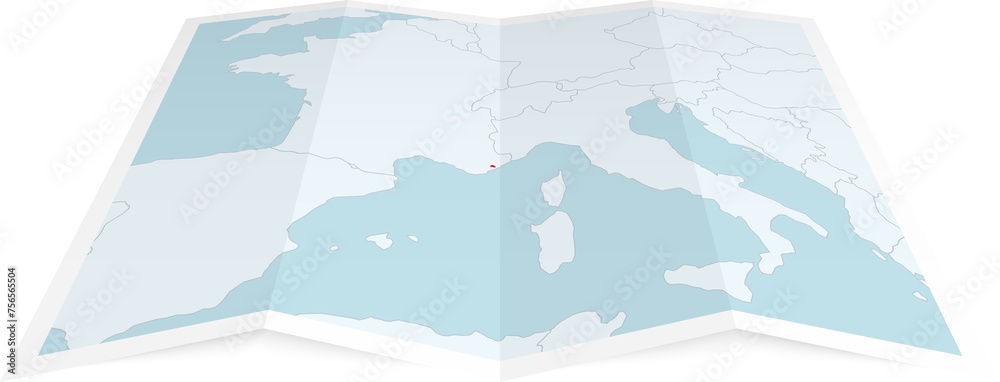 Monaco map Monaco map