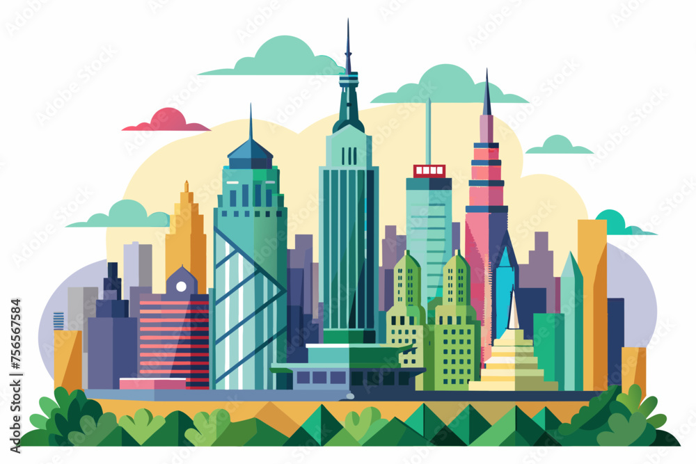 New york city vector  vector illustration 