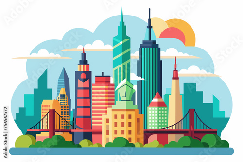 New york city vector  vector illustration 