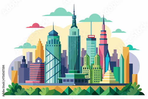 New york city vector vector illustration 