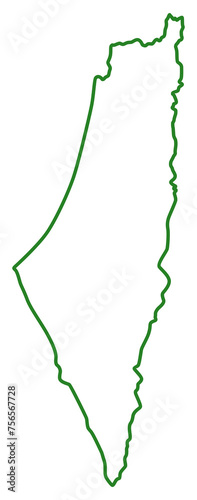 Palestine Map before 1948, Flat Style, can use for Art Illustration, News, Apps, Website, Pictogram, Banner, Poster, Cover, or Graphic Design Element. Format PNG