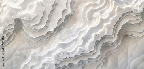 Unique organic patterns emerging from the interplay of epoxy layers on the wall