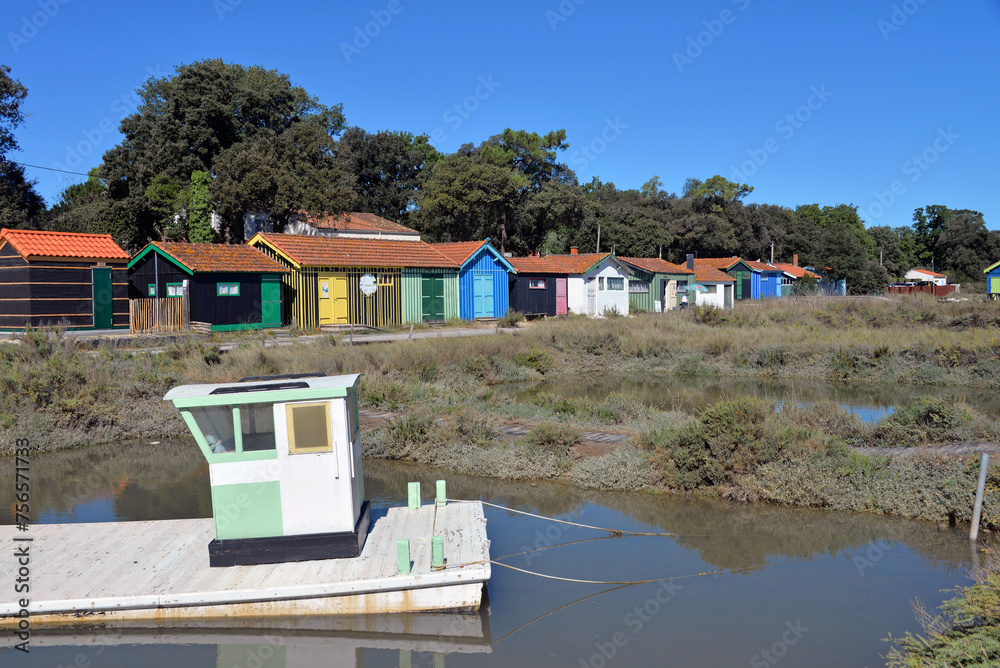 Fischerhütten in Boyardville auf der Ile d`Oleron