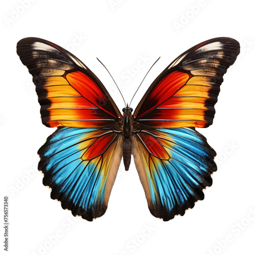 Beautiful butterflie isolated on transparent background