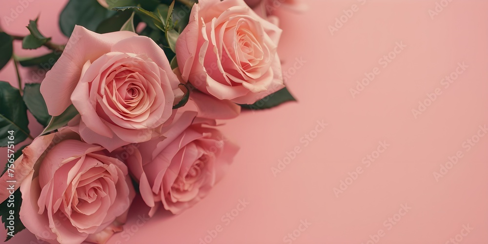 beautiful roses on a pastel background beautiful roses on a pastel background