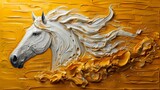 Paint spots, paint strokes, knife painting, abstract oil painting, gold painting, horse painting, wall art, modern artwork, large stroke painting, mural, art wall........