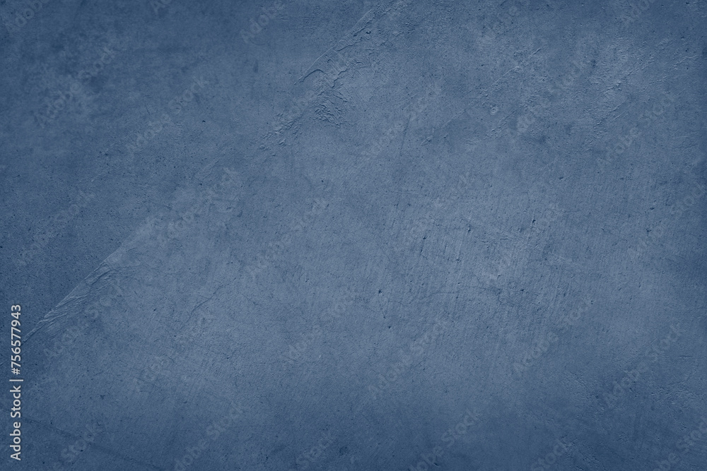 Fototapeta premium Blue textured concrete wall background