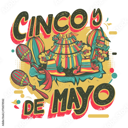 Editable Cinco de Mayo Graphic for Print and Digital