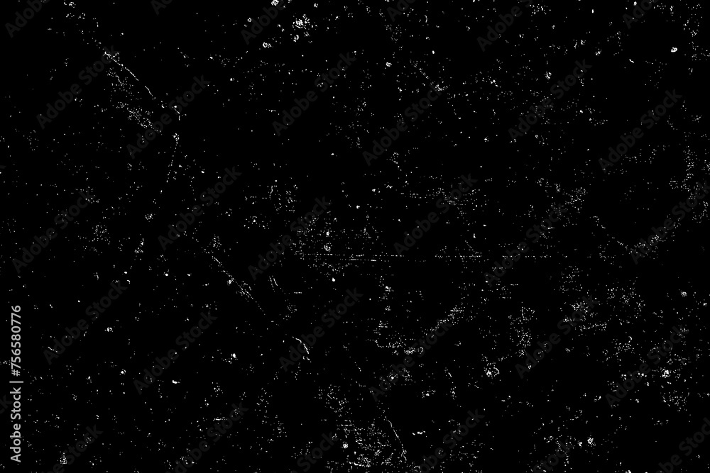 Grain monochrome pattern of the old worn surface design. Distress Overlay Texture Grunge background of black and white.