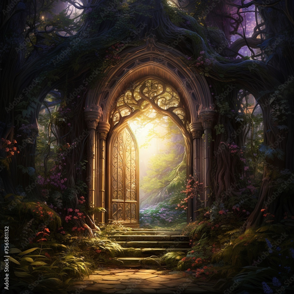 Enchanted Fairy Realms a door opens to a world of wonder Enchanted Fairy Realms a door opens to a world of wonder