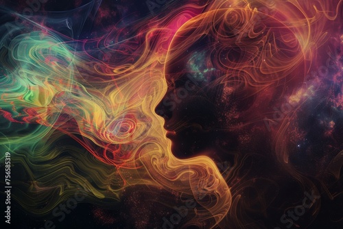 psyhological research of human mind photo