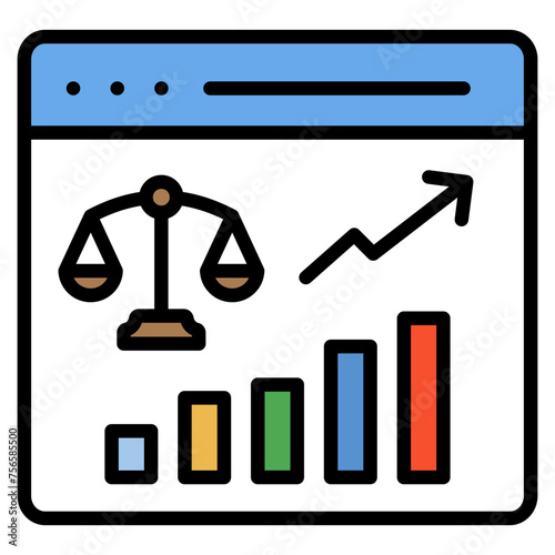Crime Rate Icon Element For Design