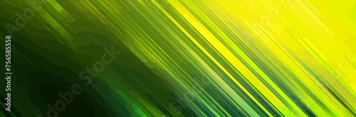 A vibrant green background with diagonal lines, creating an energetic and dynamic atmosphere