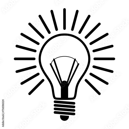 An incandescent lamp as an emblem of a new idea