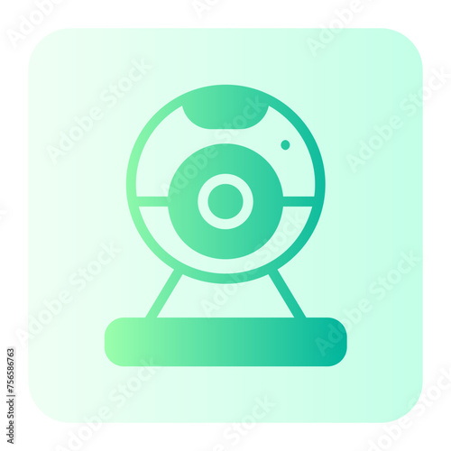 webcam gradient icon
