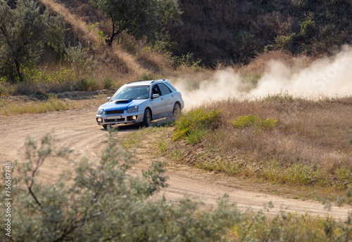 Rally Car in a Turn and a Cloud of Dust 22 © goodman_ekim