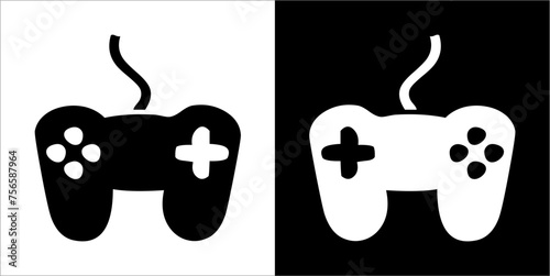 Illustration vector graphics of video game icon