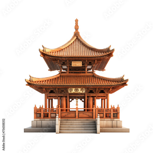 pavilion in chinese temple © PramestiPuspa